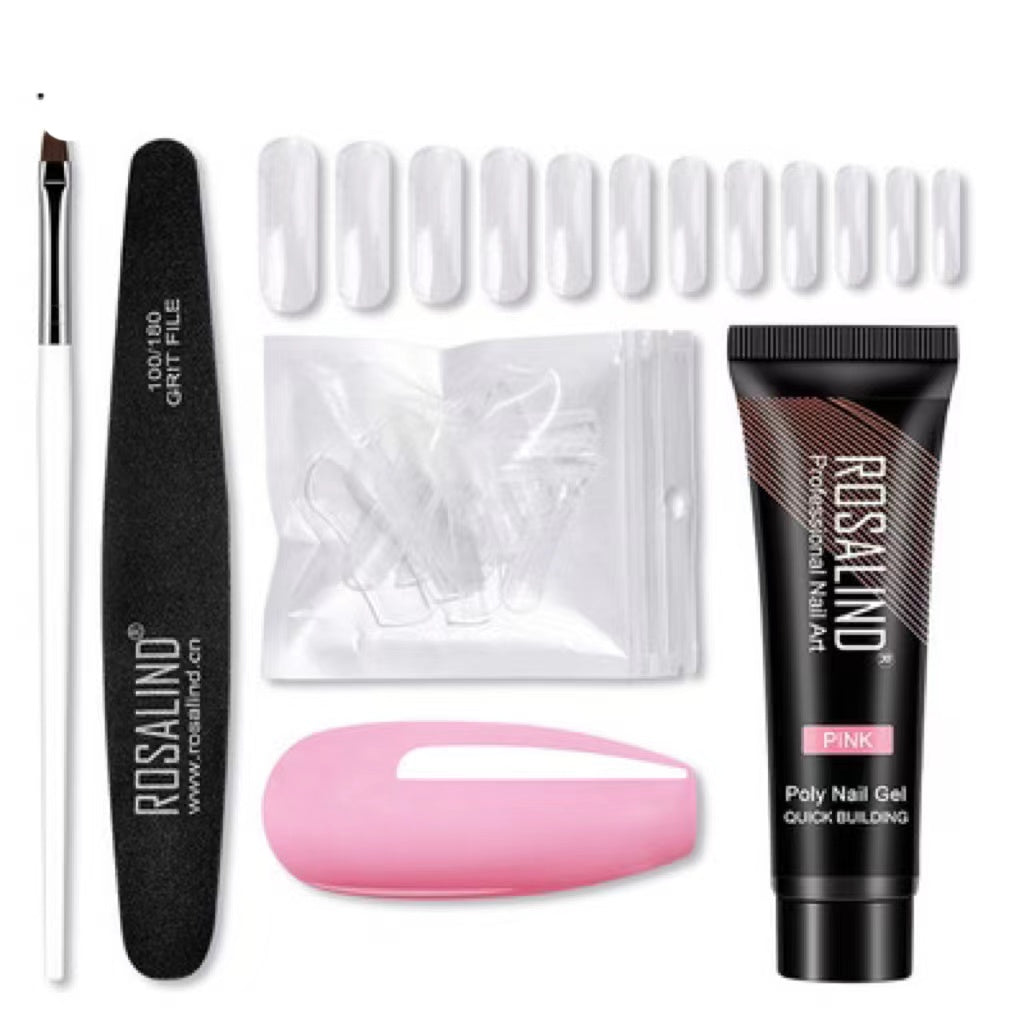 Poly Nail Gel Extension Kit for Manicure