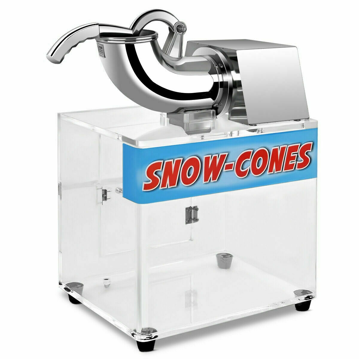 Electric Snow Cone Machine Ice Shaver Maker - 201 Stainless Steel