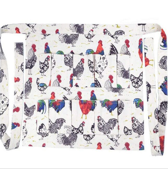 Unisex Kitchen Apron with Cartoon Design - Multiple Colors