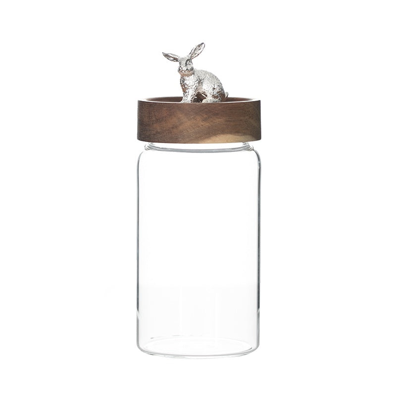 Luxury Glass Sealed Can Tea Pot with Household Storage Jar