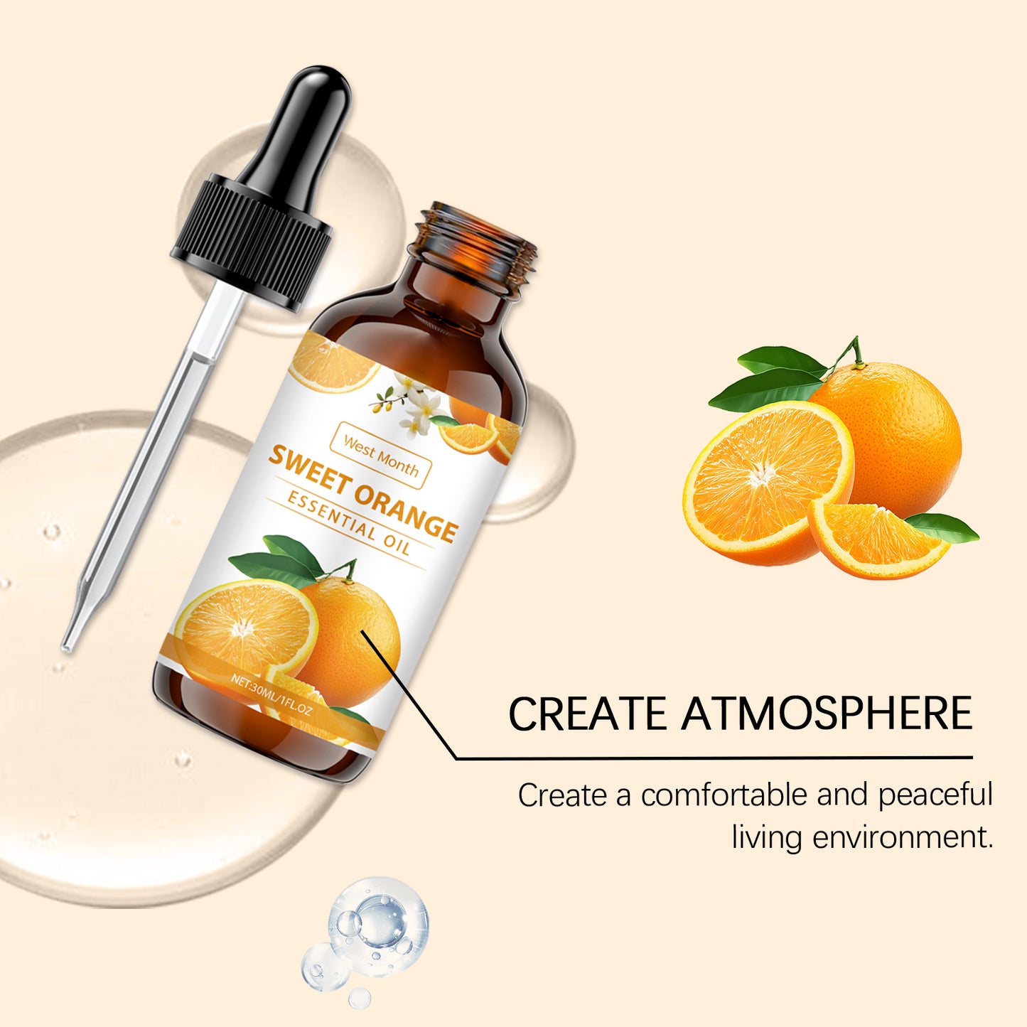 Orange Soothing Essential Oil - 30ml Moisturizing & Hydrating Face Care