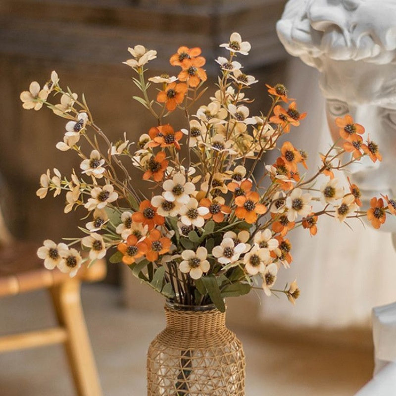 Pastoral Simulation Retro Fake Dried Flowers - Decorative Floral Arrangements