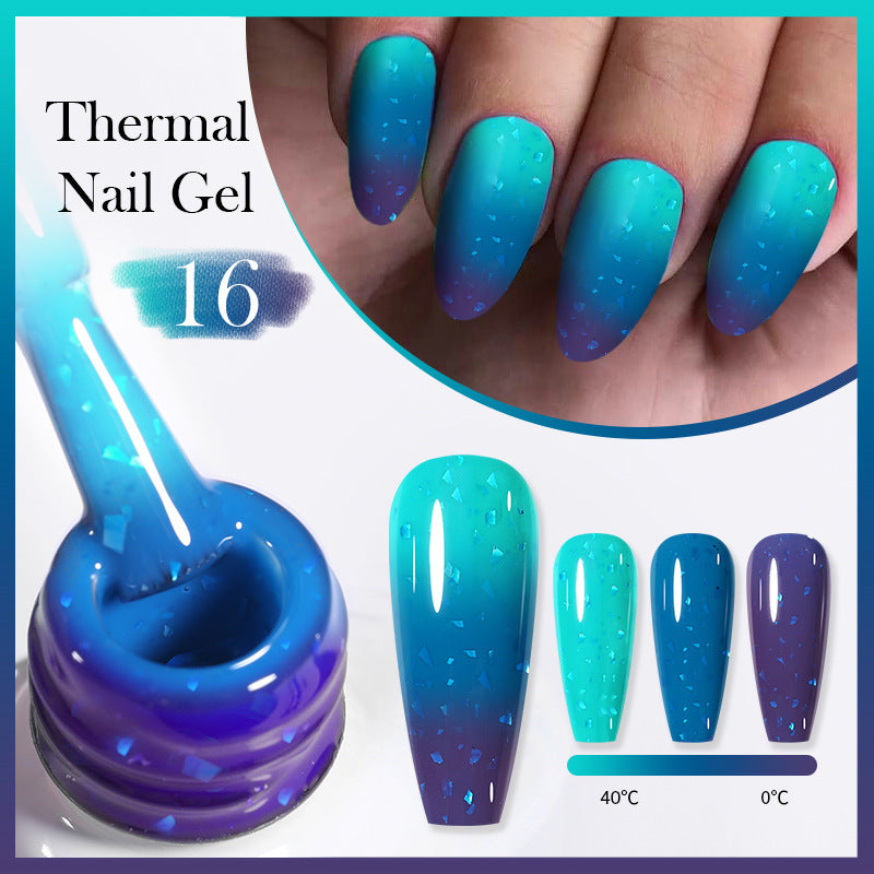 Color Changing UV Nail Polish Kit with Gradient Effects - Multiple Colors