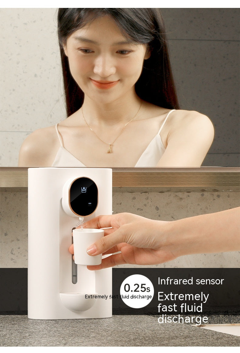 Automatic Touchless Mouthwash Dispenser Wall Mount, Adjustable & Punch-Free