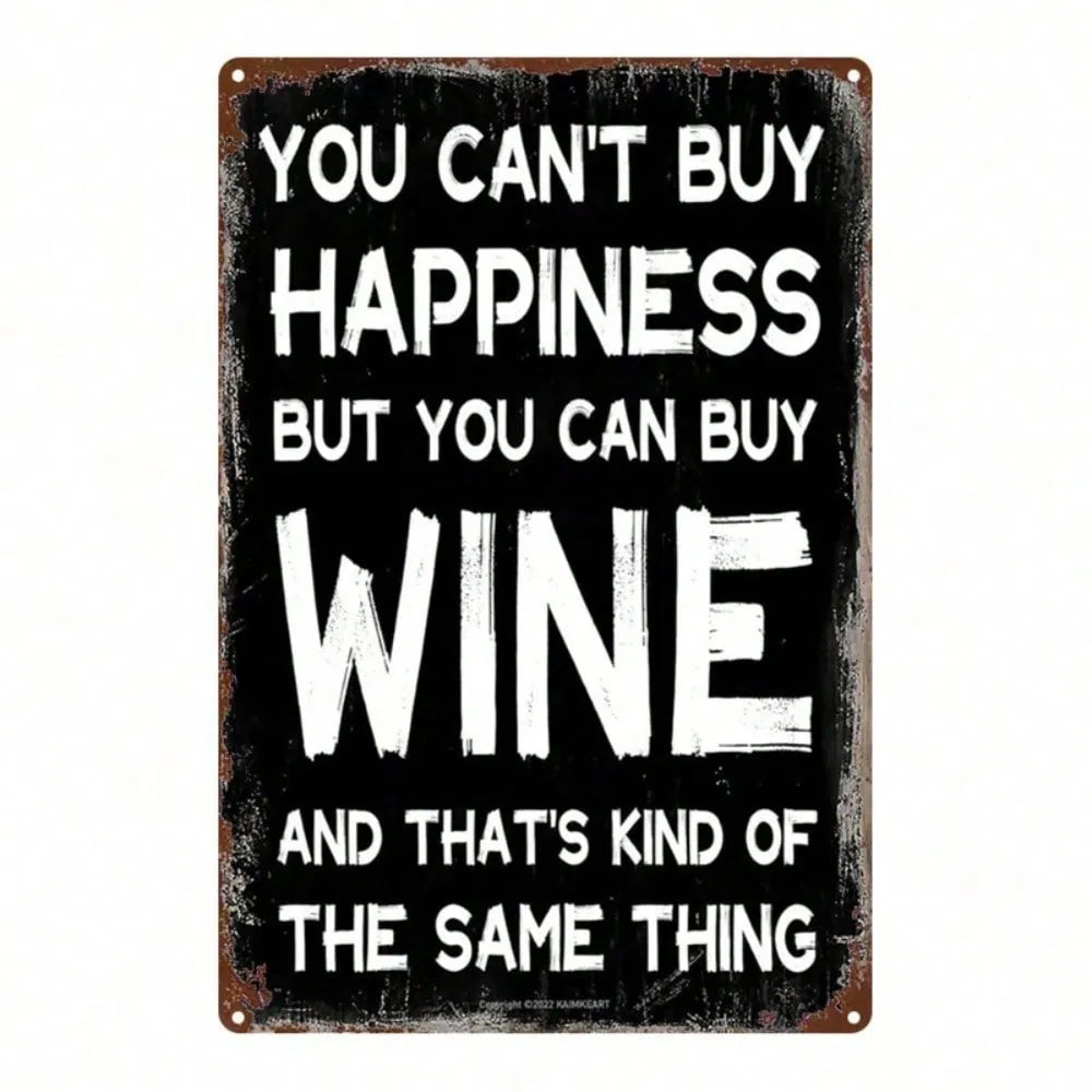Metal Tin Wall Decoration Sign - 20cm x 20cm