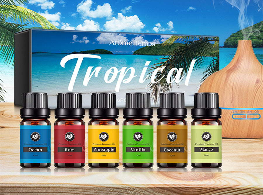 Essential Oil Set - 6 Oils, 60ml, Soothing & Purifying Aromatherapy