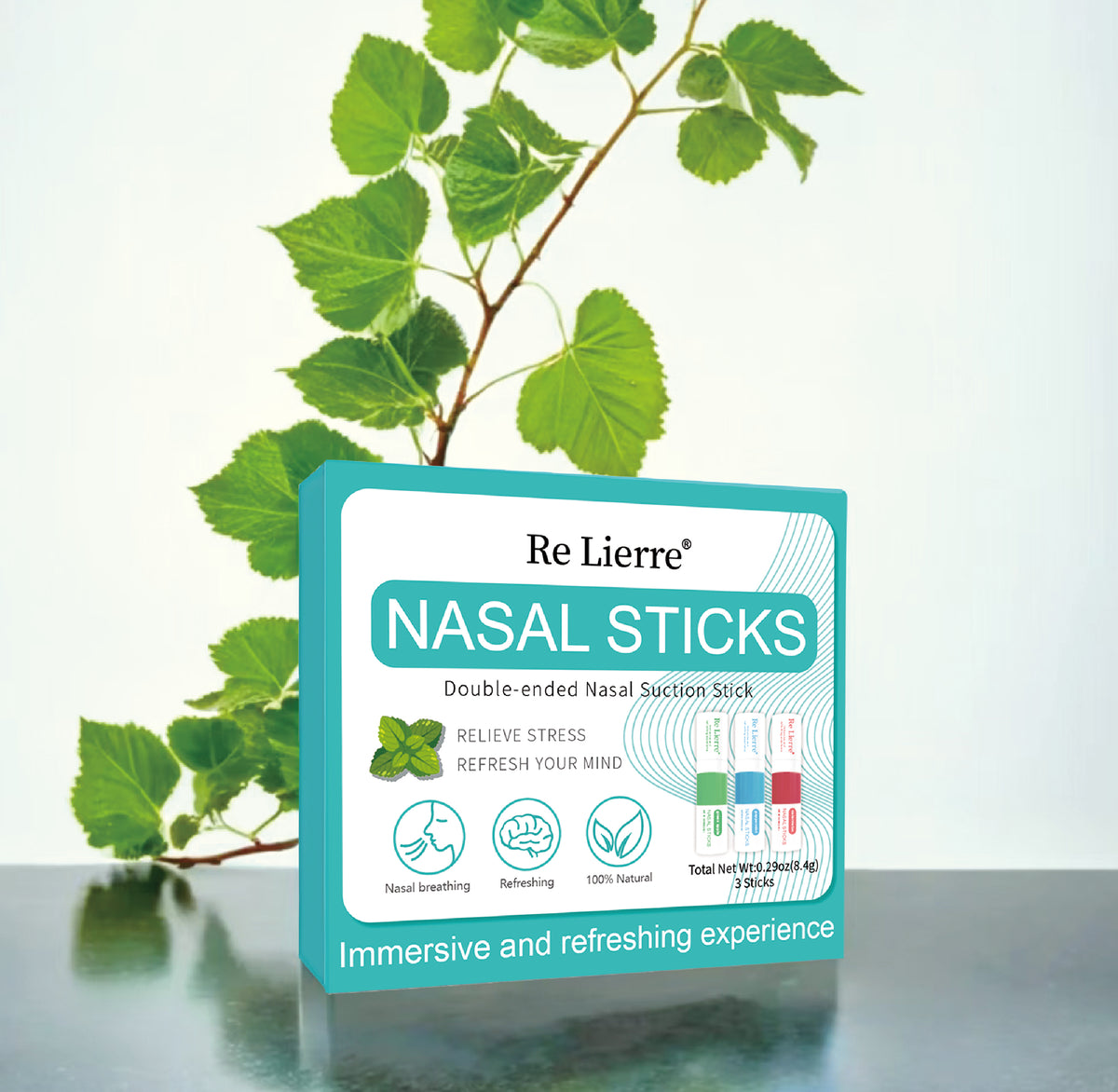 3-in-1 Nasal Bar - Cyan