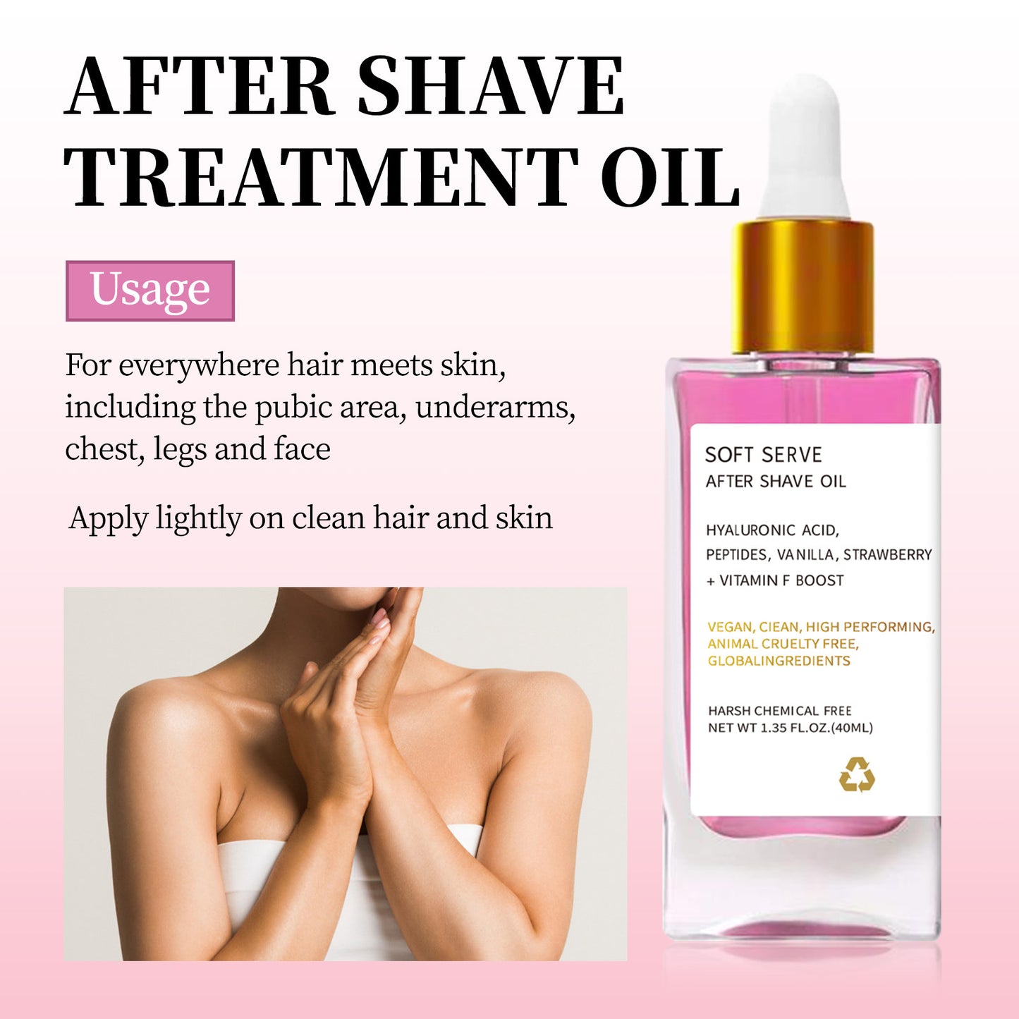 Deep Moisturizing After-Hair Removal Treatment Oil - 40ml