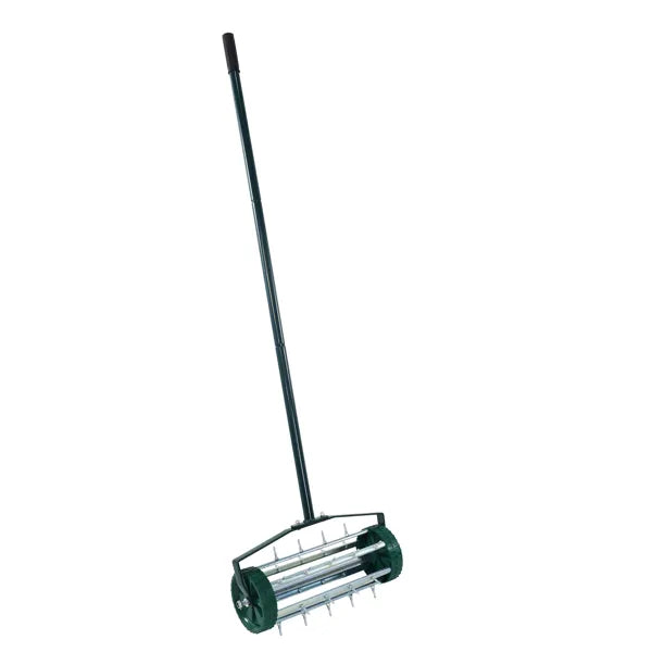 Heavy Duty Lawn Aerator with Long Handle - Soil Spike Gardening Tool