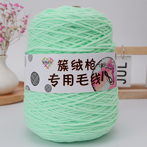 Handmade Wool Tufting Yarn for DIY Carpet Crafting – Long-Staple Cotton Wool