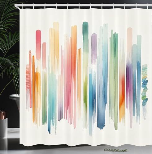 Punch-Free Shower Curtain - Modern Home Textiles for Bathroom Decor