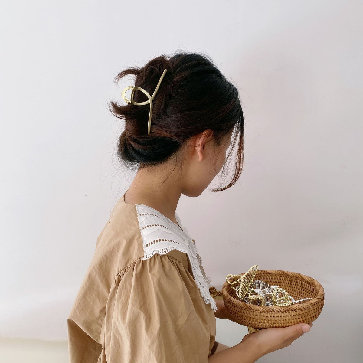 Textured Hair Accessory Chain Grip - Personalized Alloy Hairband or Hairpin
