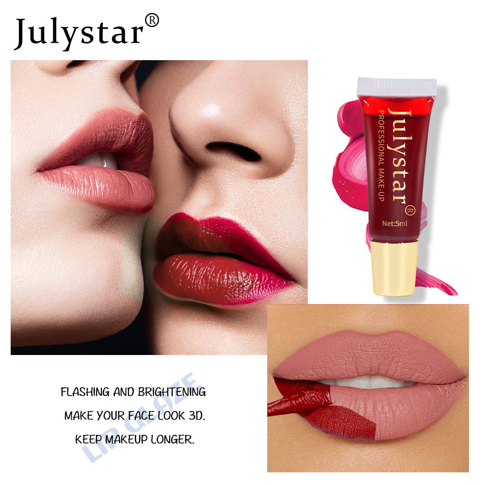 Matte Peel-Off Lip Stain - Long-Lasting Waterproof Lip Tattoo Tint