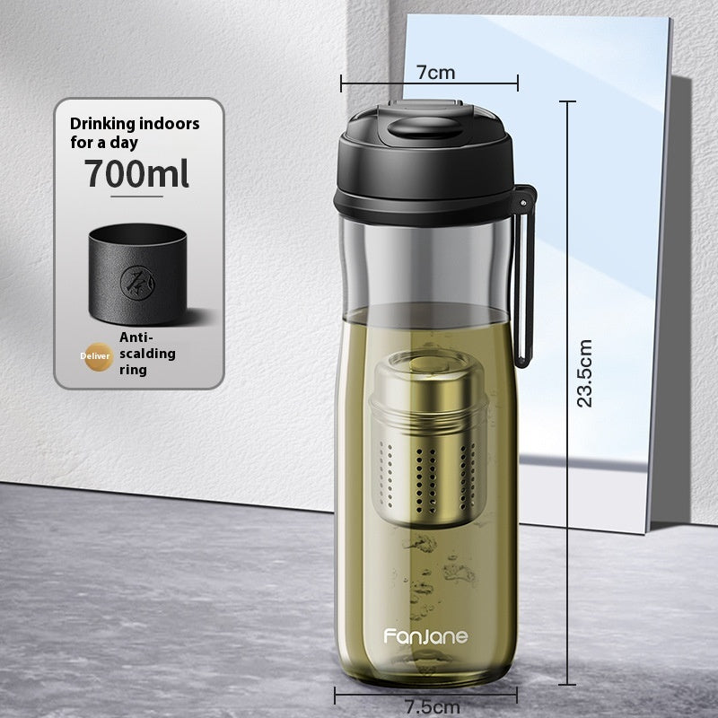 Magnetic Bubble Tea Cup with Separates from Tea Water - Reusable Drinkware