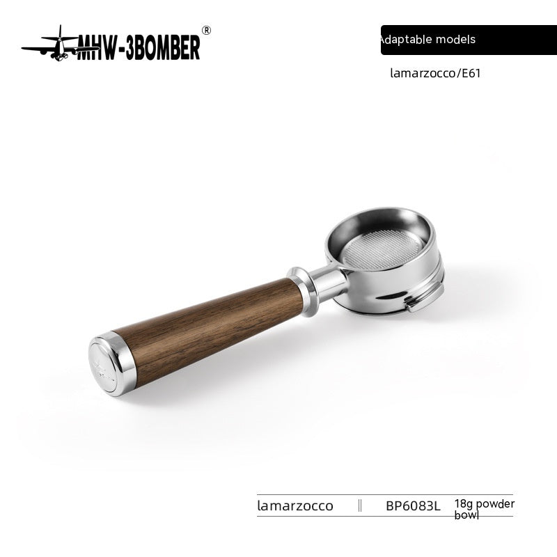 Coffee Maker Handle Accessories Set for Delonghi & More - Walnut Finish