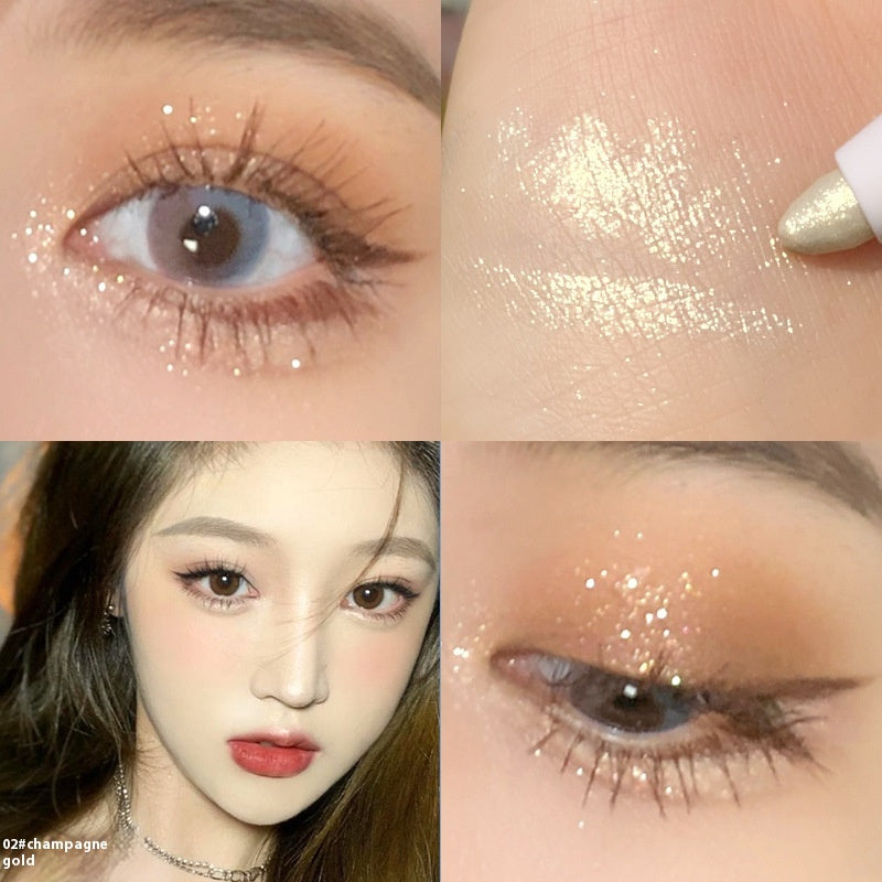 White Eye Shadow Pen - Single Head, Pearlescent & Glitter Colors