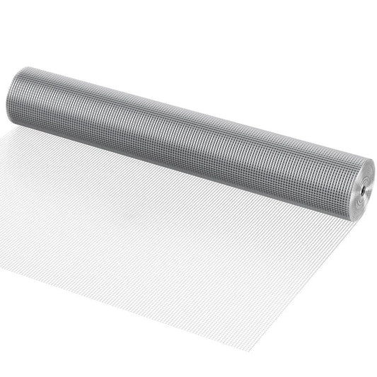 1/4 Inch Galvanized Chicken Wire Fencing Roll 36x50 Ft Welded Mesh for Poultry & Garden