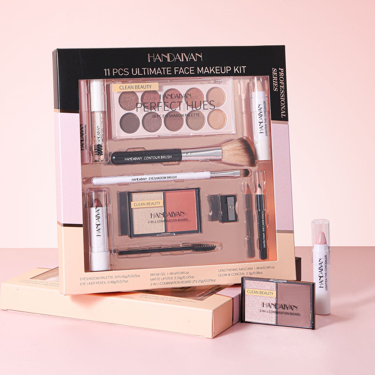 12-Piece Makeup Set for Beginners Waterproof & Long-Lasting Cosmetics Kit