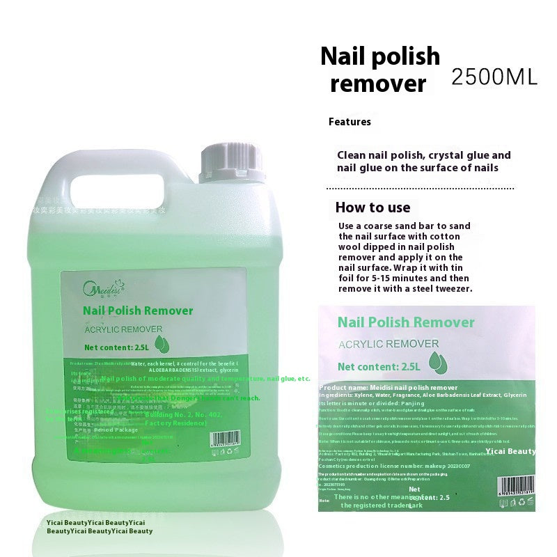 Nail Art Press Bottle Cleaning Solution for Nail Removal & Care - 1000ml
