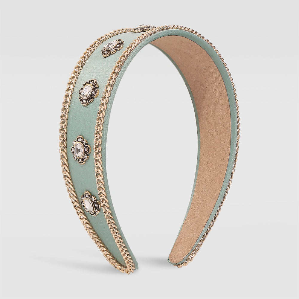 Baroque Chain Headband – Geometric Metal Hair Band