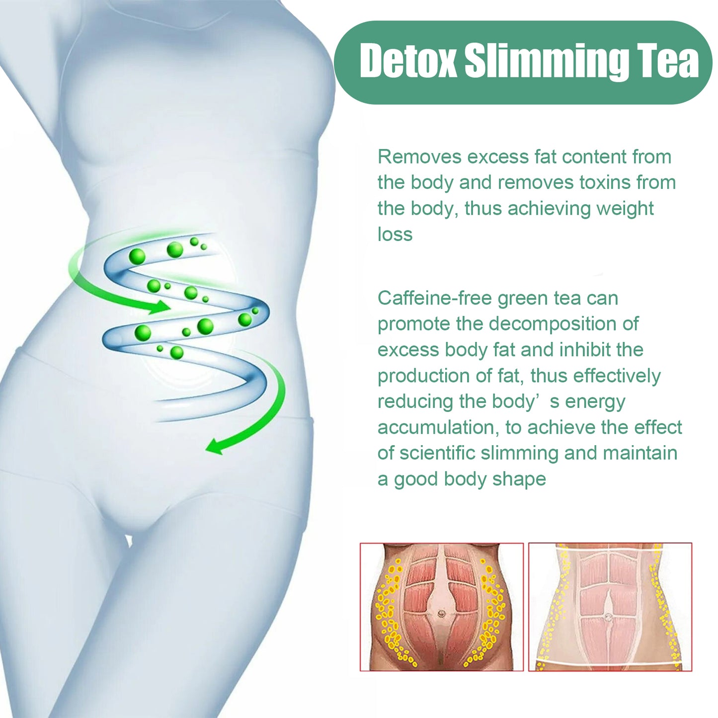 Organic Slimming Herbal Tea - Weight Management Detox Infusion (7 Bags)