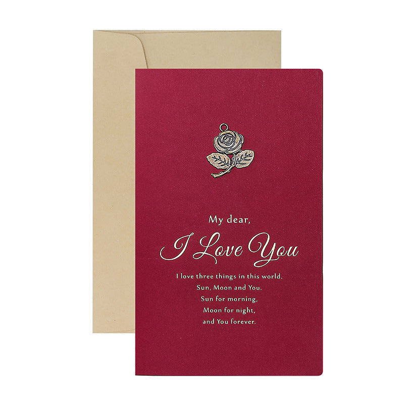 Gilding Paper Thank You Card Set - Vintage Metal DIY Invitation Cards