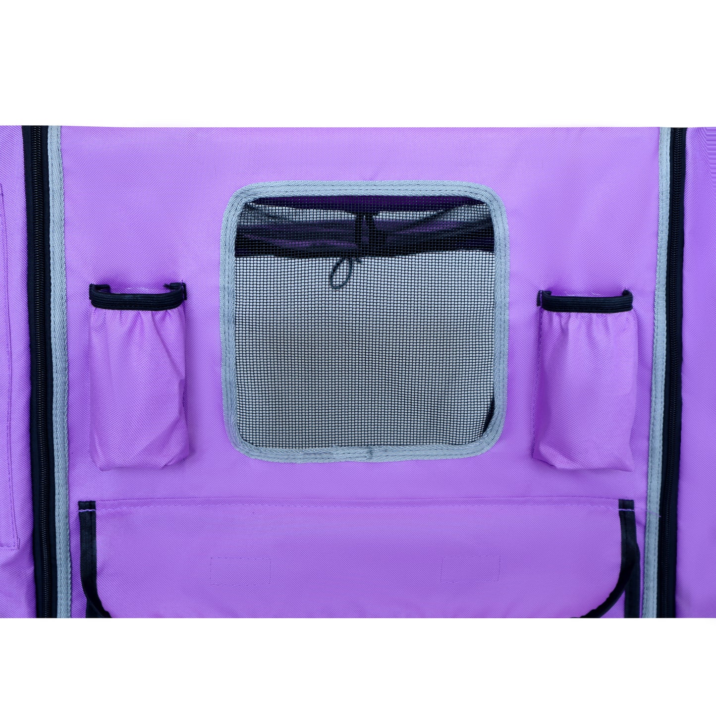 2-in-1 Pet Bike Trailer & Push Cart with Detachable Hitch - Holds Up to 100 lbs