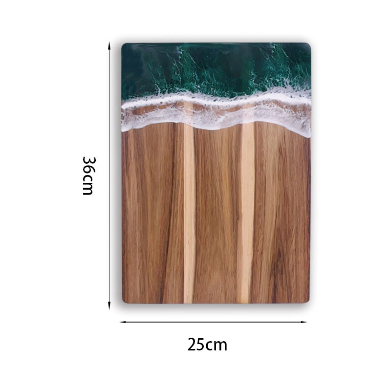 Wooden Chopping Board with Square Shape - Acacia Mangium Kitchen Cutting Board