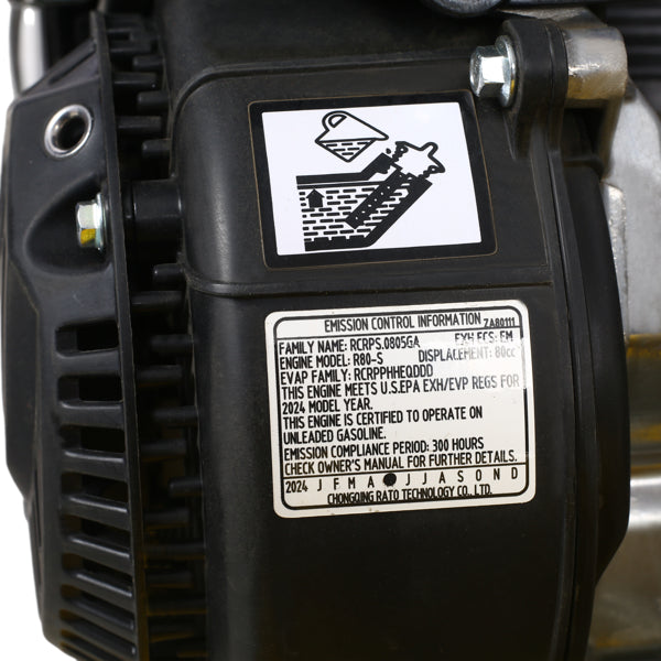 2.5HP Flatbed Concrete Compactor 79.7cc Gas Power Paver for Construction