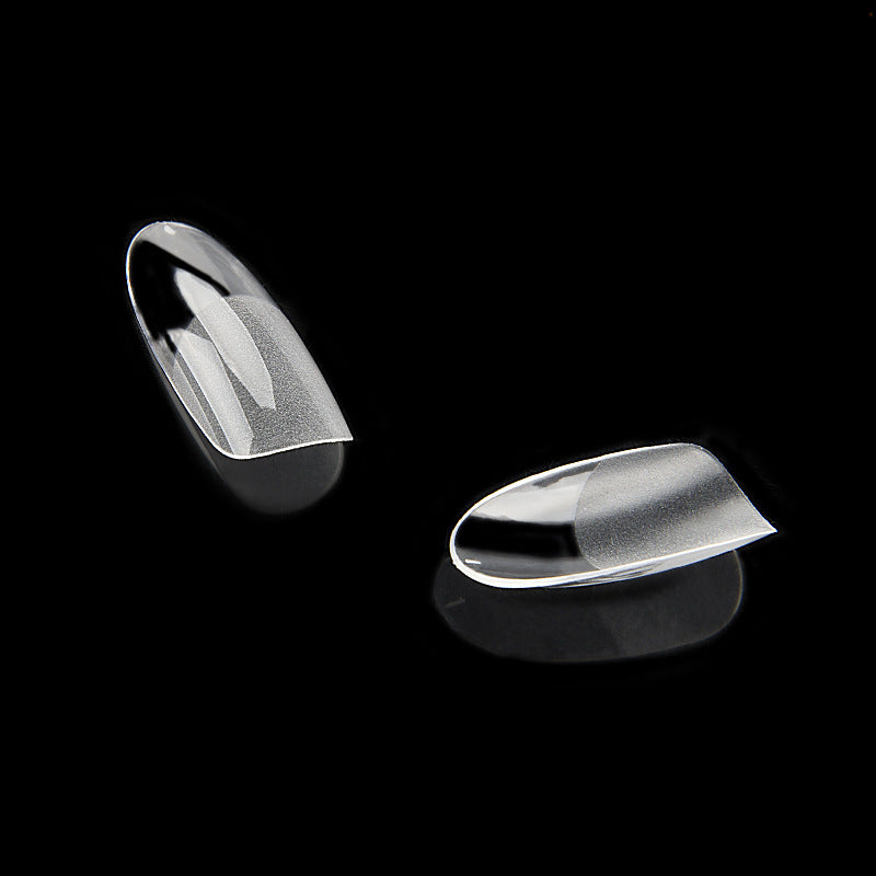 Dual-Use Almond Oval Nail Art Sheet - Drop-Free Manicure Tools Set