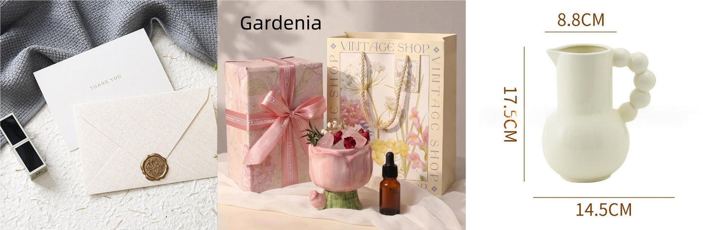 Dried Flower Crystal Diffuser Stone Aromatherapy Home Fragrance