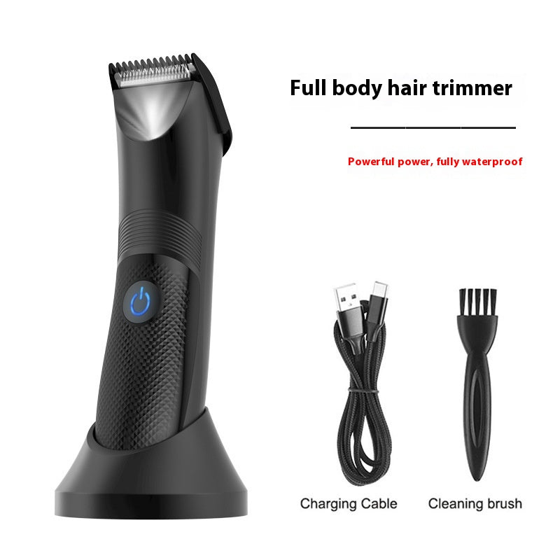 Haircut Shaving Trimming Sideburns Full Body Hair Removal USB Base