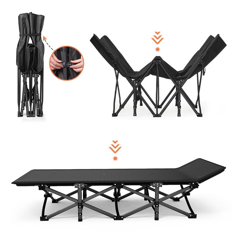 Portable Folding Bed for Camping and Office Use – Lightweight & Space Saving