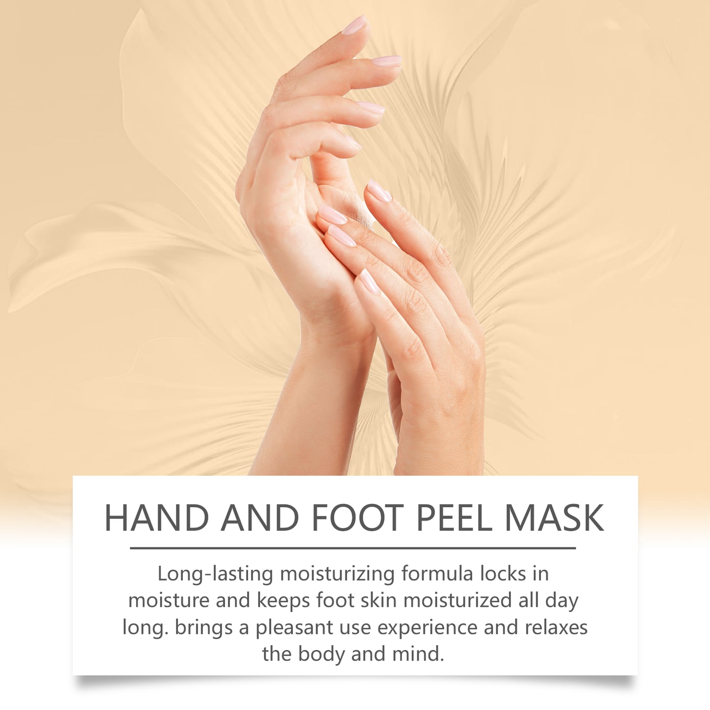 Vitamin C & Turmeric Exfoliating Hand and Foot Mask - Moisturizing Peel-Off