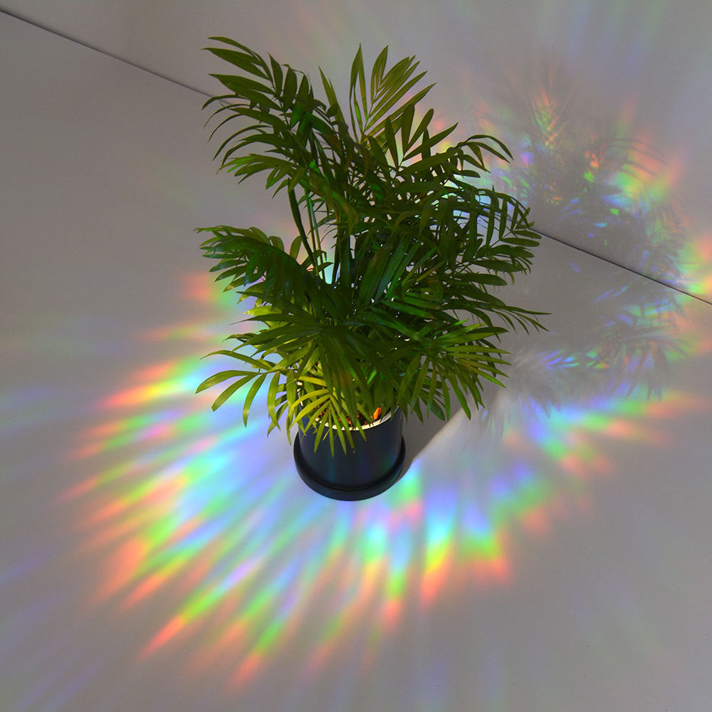 Colorful Mushroom Rainbow Prism Static Glass Sticker - RPS061