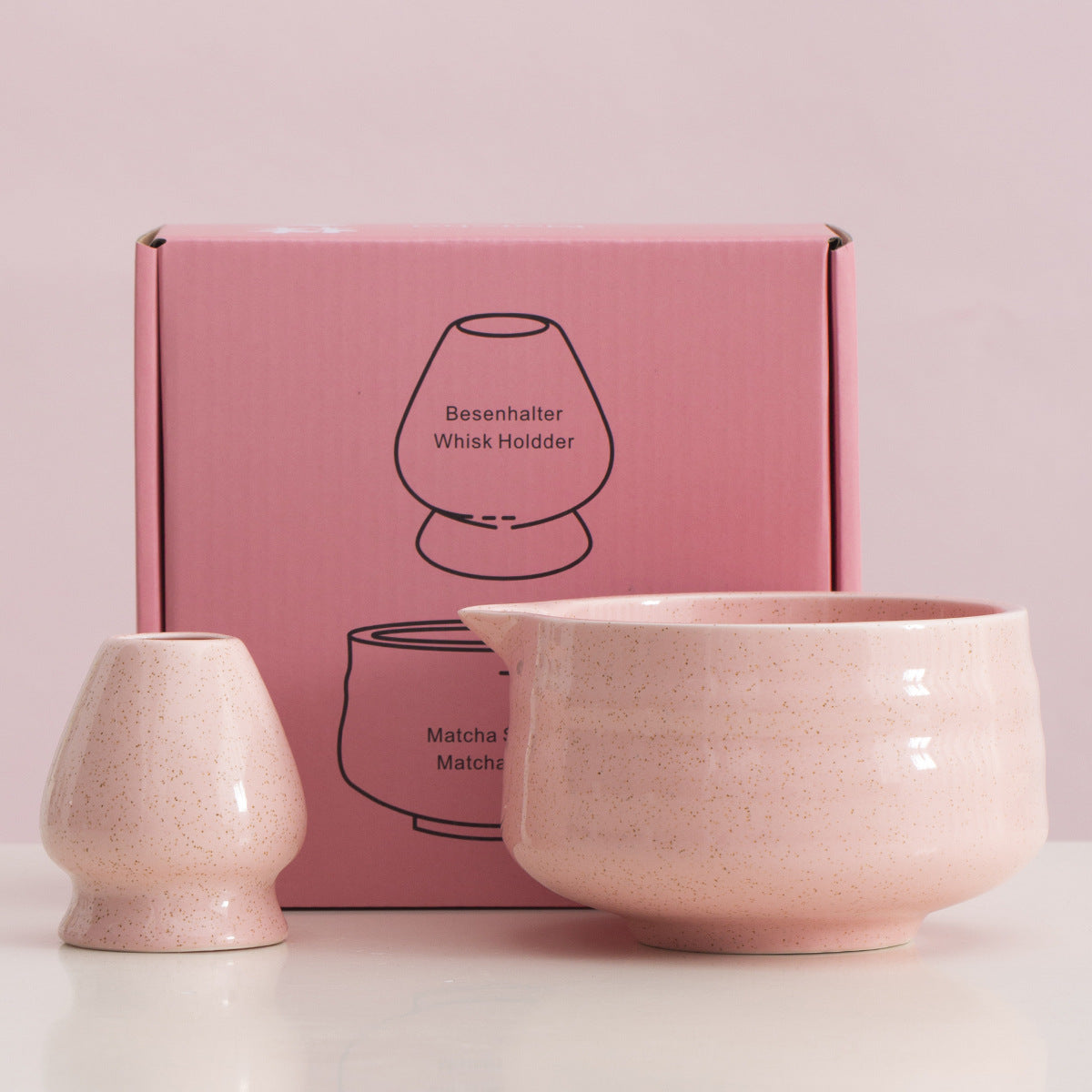 Japanese Matcha Ceramic Bowl - Traditional Tea Drinking Bowl for Kitchen