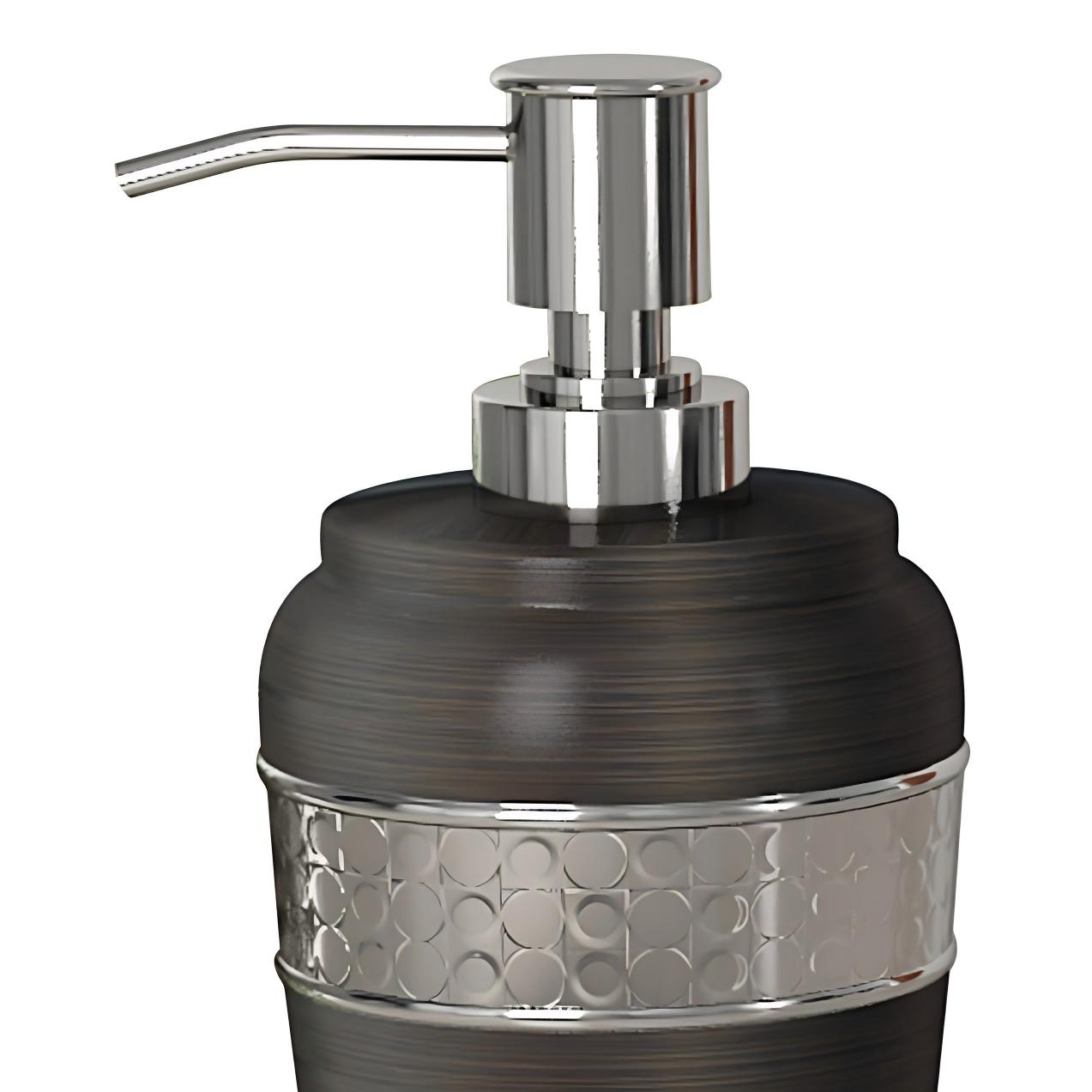 Stainless Steel Liquid Soap Dispenser Pump Bottle Bathroom Vanity &