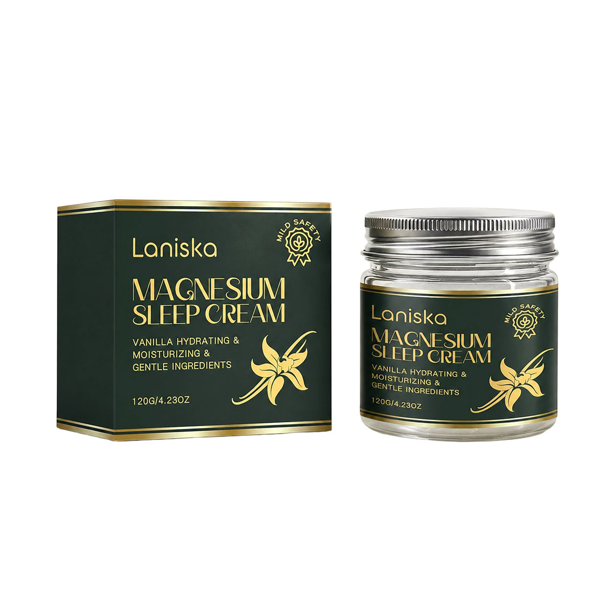 Magnesium Moisturizing Sleep Cream - 120g Relaxing Face Topical