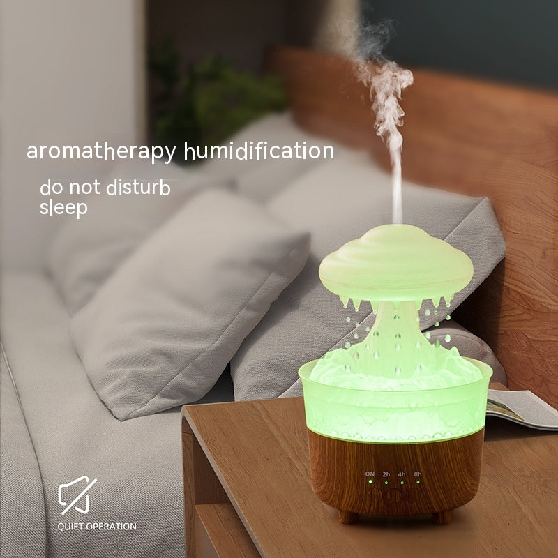 Colorful Rain Cloud Humidifier with Remote Control for Home & Office