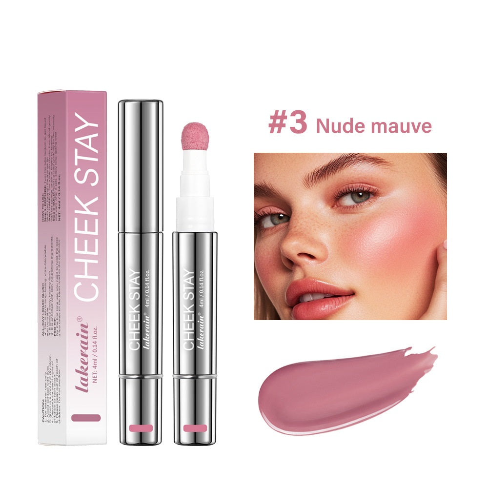 Multifunctional Liquid Blush Stick Set - 6 Color Variations for Natural Glow