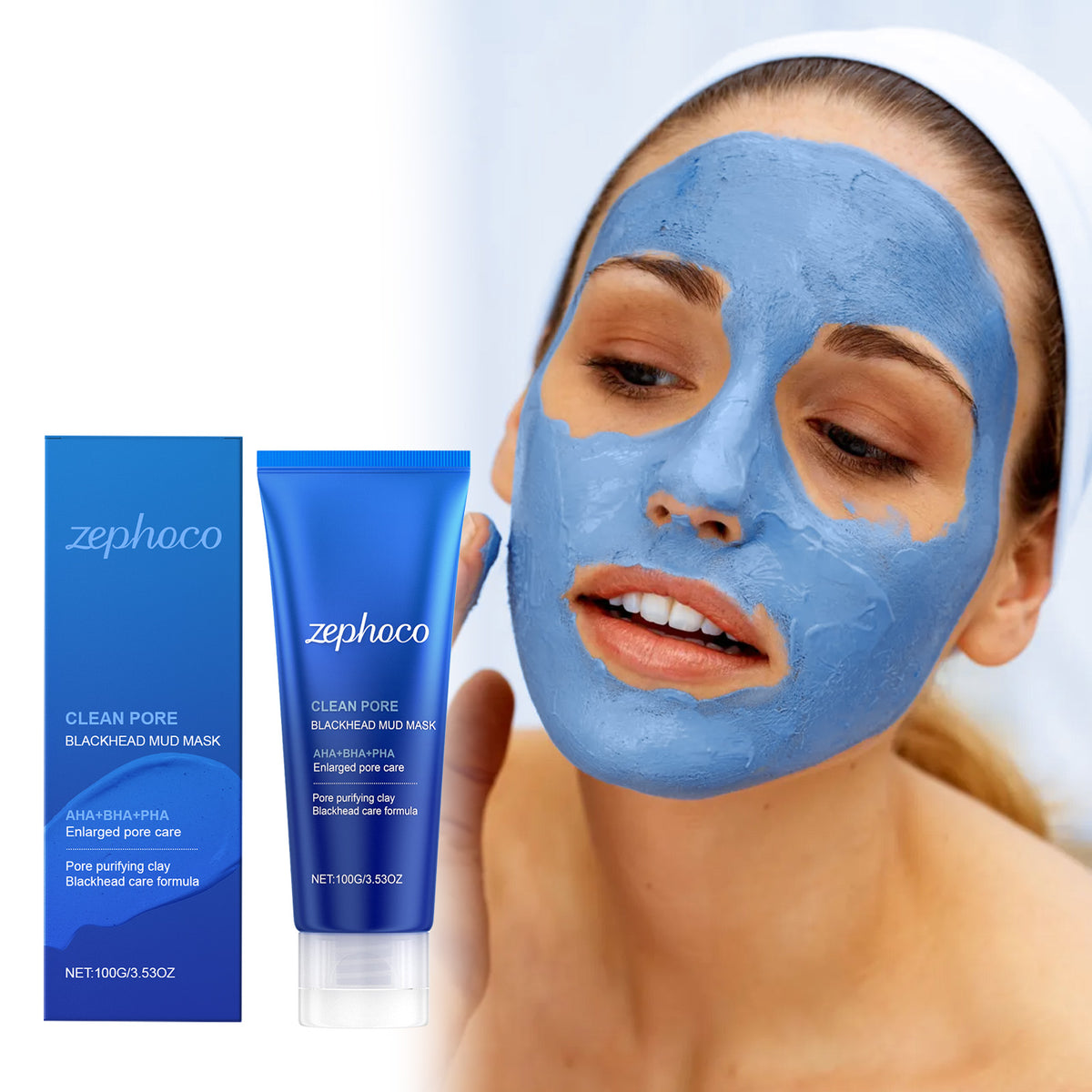 Blackhead Removal Facial Mud Mask - 100g Deep Cleansing Skin Care