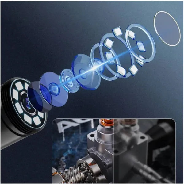 HD Industrial Endoscope 2 Million Pixels Waterproof Inspection Camera
