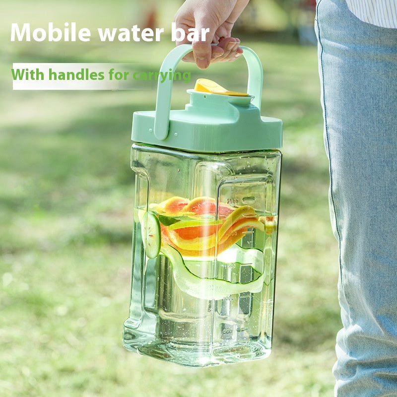 Large Capacity Refrigerator Water Bottle with Faucet - Cool Water Dispenser