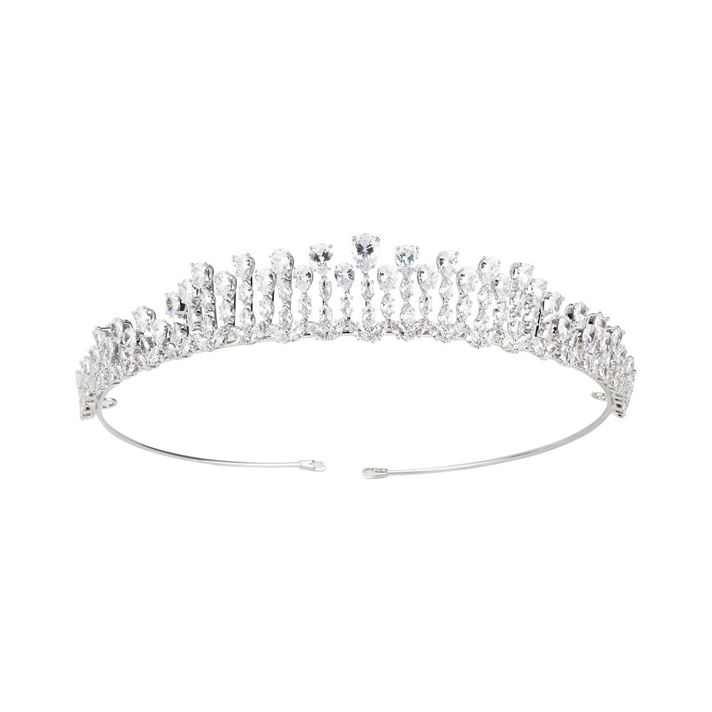 Zircon Light Luxury Crown Bride Wedding Headband
