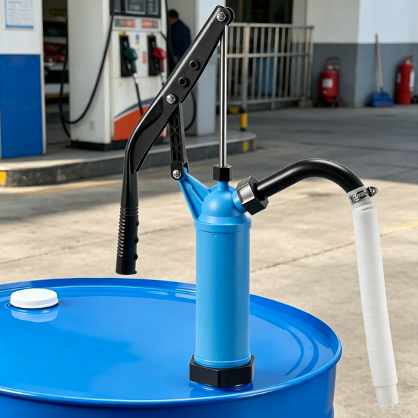 9.5 Oz Hand Operated Drum Pump for 5-55 Gallon Barrels - Liquids Transfer