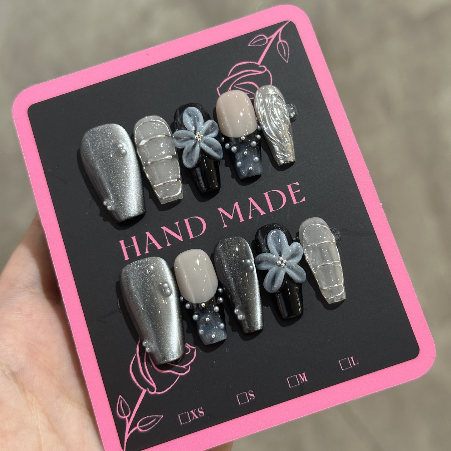 Heavy Industry Cat Eye Nail Art Kit with Nail Tools & Accessories