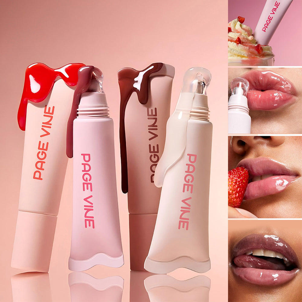 4-color Brightening Lip Balm Moisturizing Exfoliating Skin