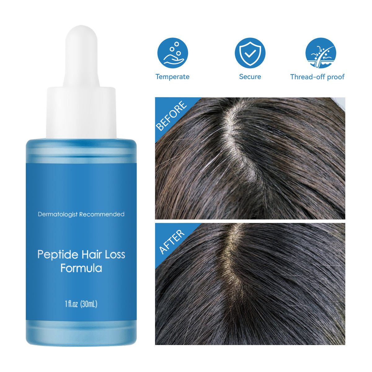 Non-labeled Blue Copper Peptide Hair Care Dense Nourishing