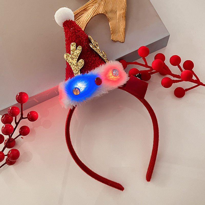 Christmas Light Headband for Women – Snowflake & Holiday Styles