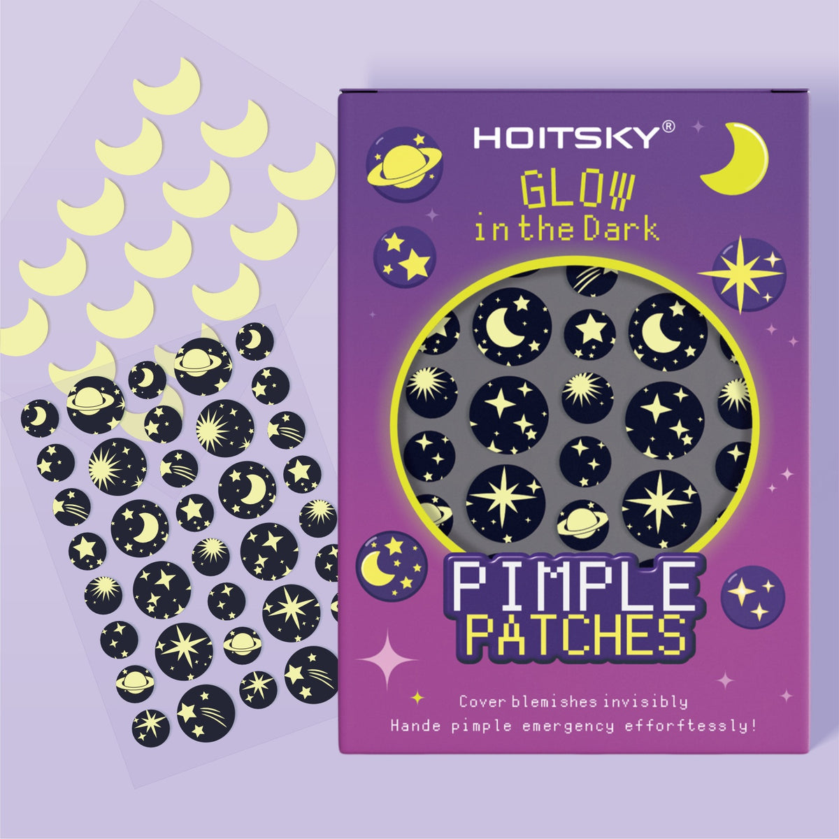 Cover Closed Acne Waterproof Breathable Starry Sky Patch